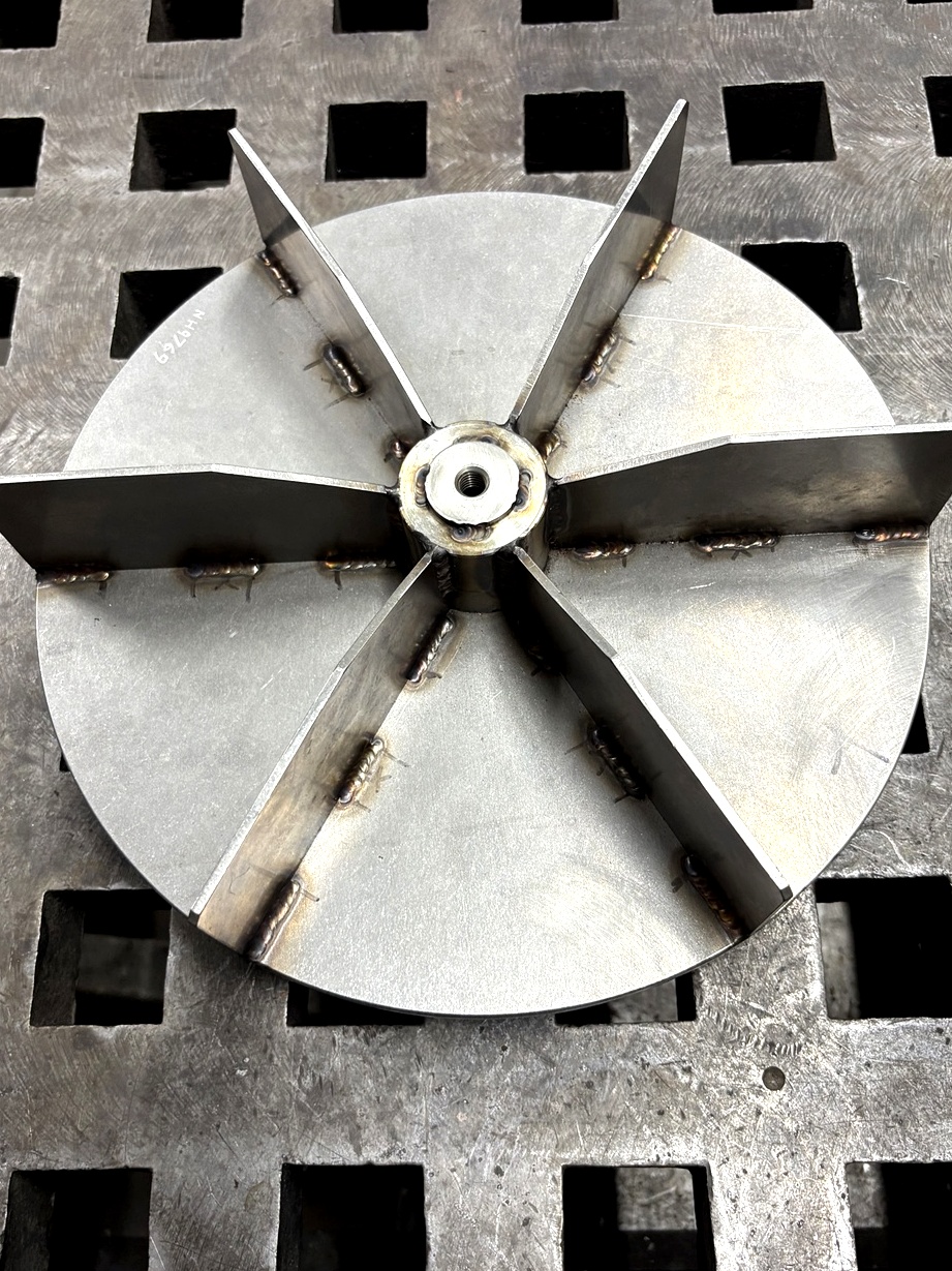 Custom machined aluminum motor housing